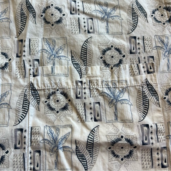 Vintage Camria Moda Button-Up Shirt M Made in Korea Abstract Floral Print 90s - Picture 3 of 5